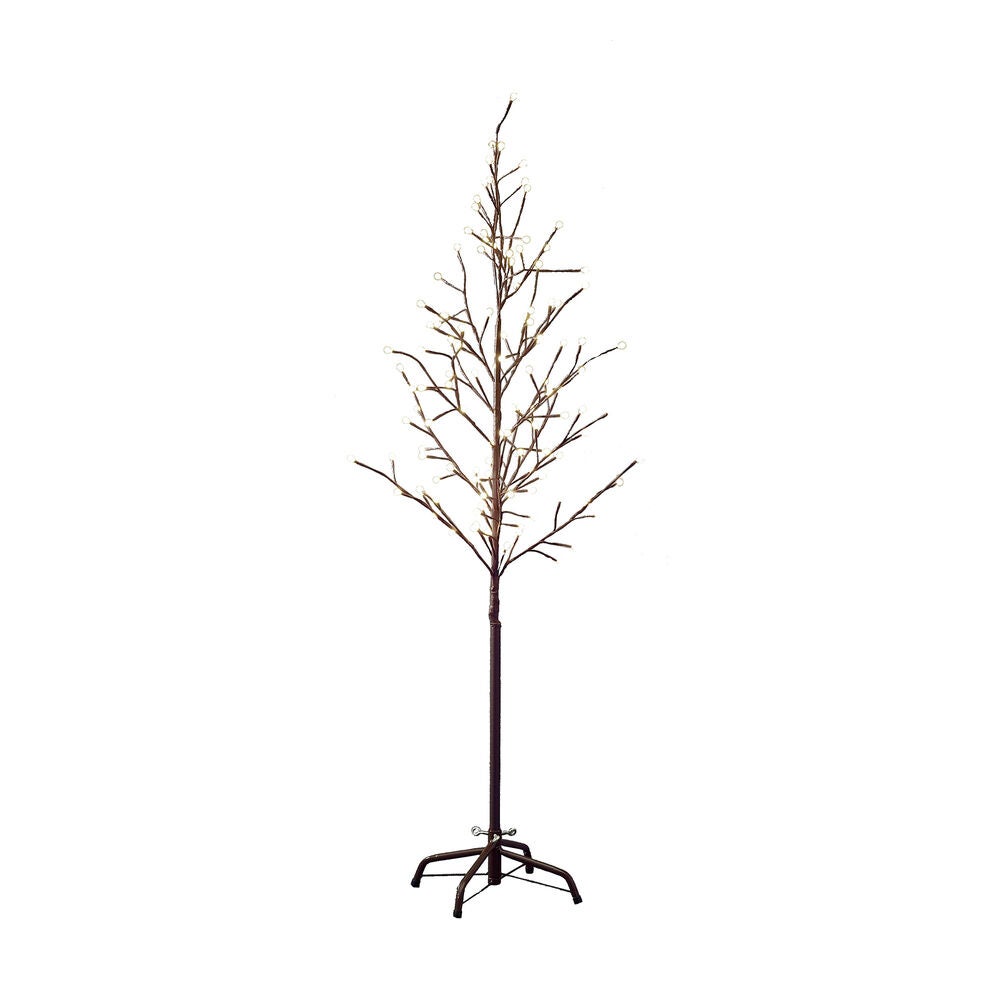 Konstsmide - Brunt träd 150 cm varmvit LED