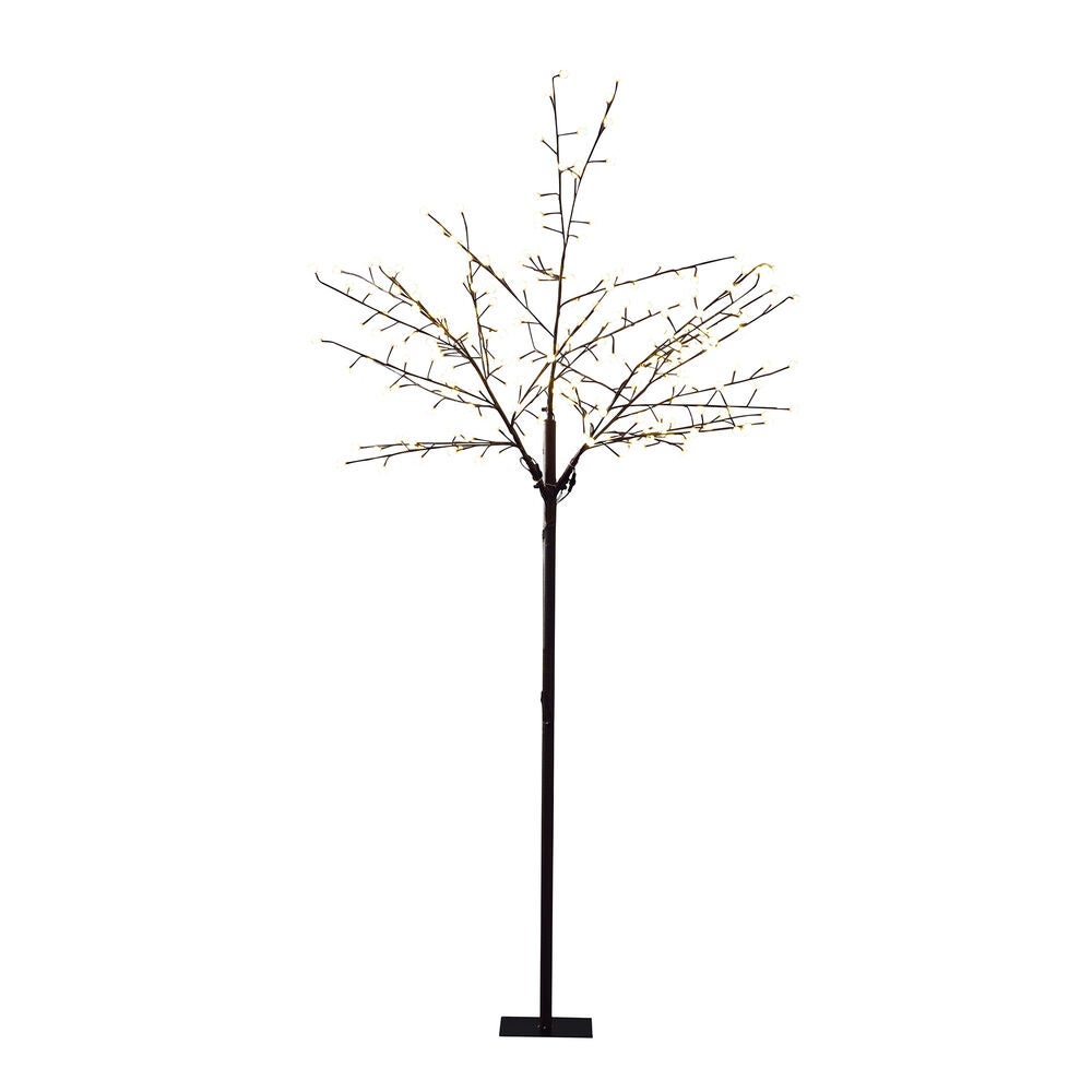 Konstsmide - Brunt träd 250 cm varmvit LED