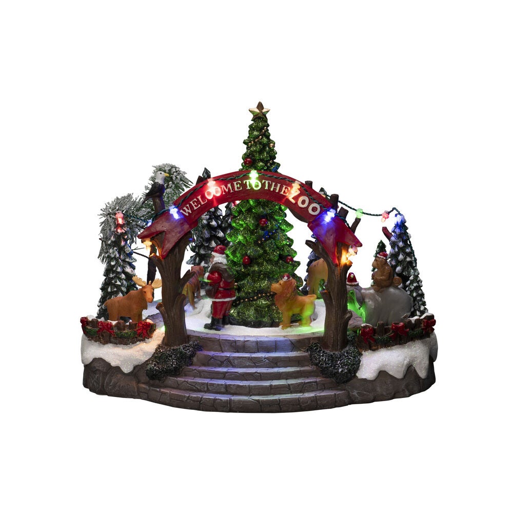 Konstsmide - Mekanisk julmotiv Zoo LED