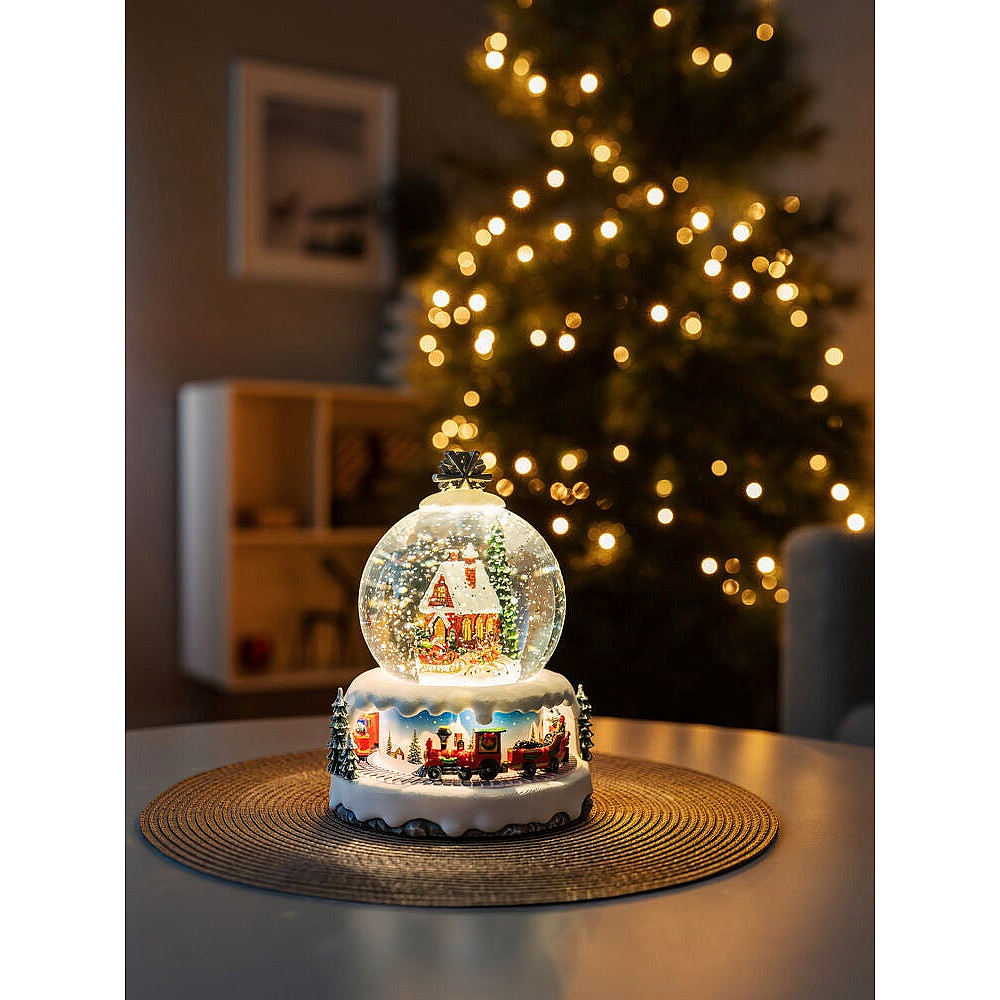 Konstsmide - Vattenlykta tomte tåg LED