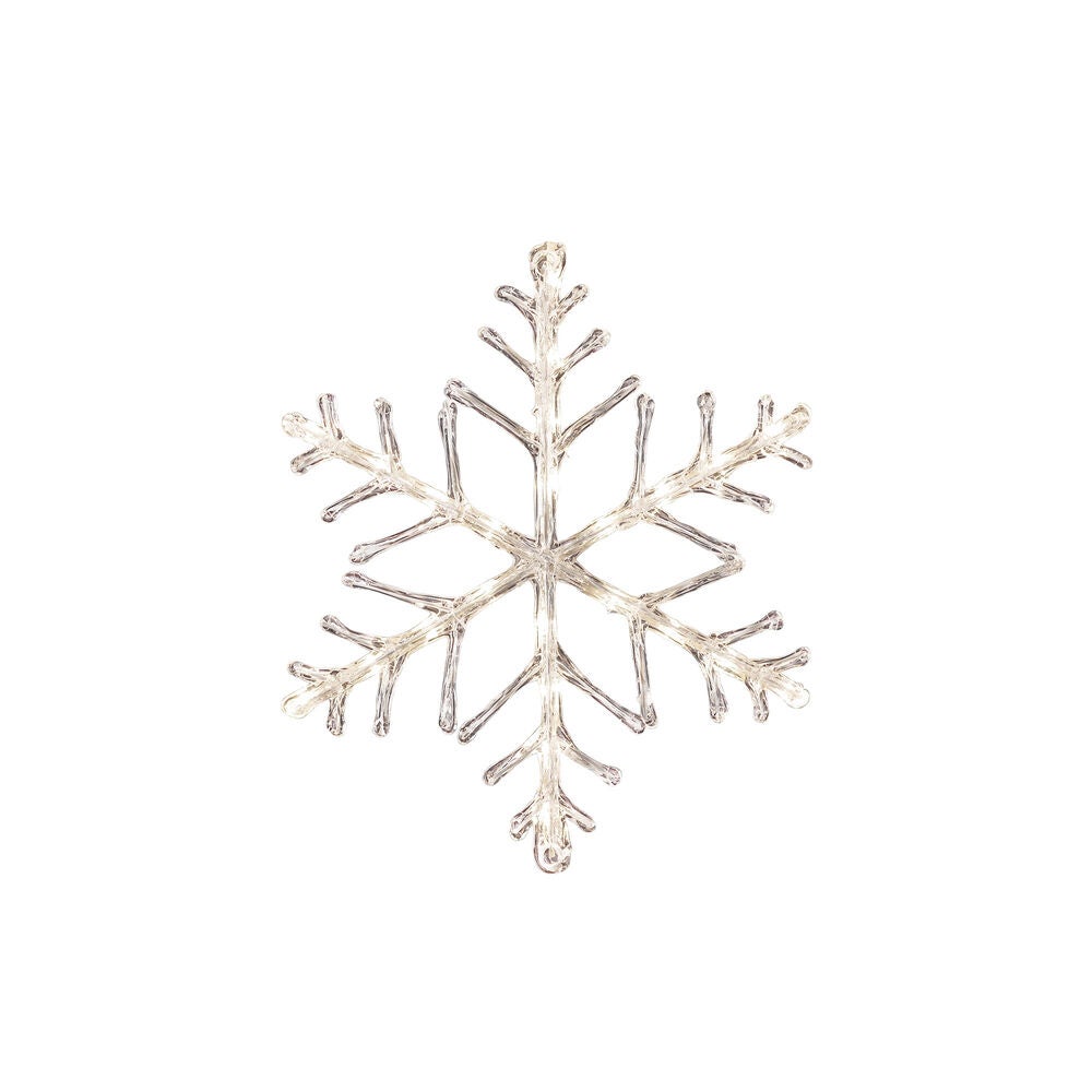Konstsmide - Snöflinga 40cm 24 varmvita LED