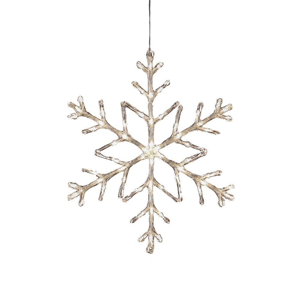 Konstsmide - Snöflinga 60cm 60 varmvita LED
