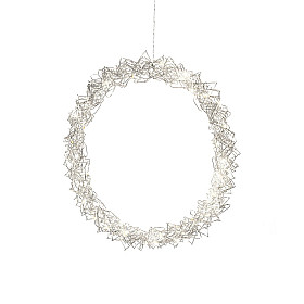 Konstsmide - Krans silver, 45 cm 40 LED