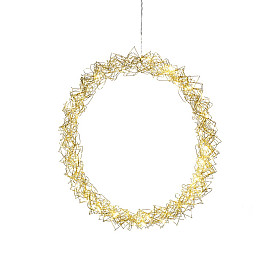 Konstsmide - Krans mässing, 45 cm 40 LED