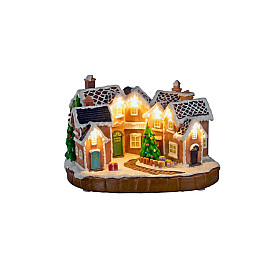 Konstsmide - Julby pepparkakshus batt. & USB