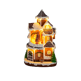 Konstsmide - Julby pepparkakshus batt. & USB