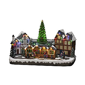 Konstsmide - Mekanisk julmarknad LED