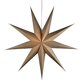 Konstsmide - Pappersstjärna beige 115cm