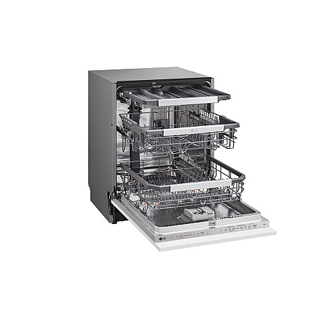LG - DB475TXS - Integrerad 60 cm, QuadWash & TrueSteam, 14 kuvert
