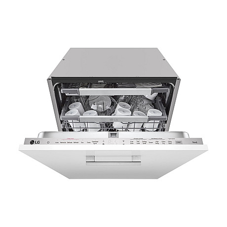 LG - DB475TXS - Integrerad 60 cm, QuadWash & TrueSteam, 14 kuvert