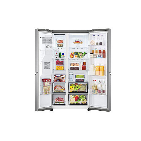 LG - GSLV71PZTD, WiFi,  Is och vattendispenser Rostfritt stål