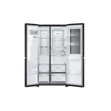 LG - GSXE90EVAD WiFi,  Is och vattendispenser Black steel