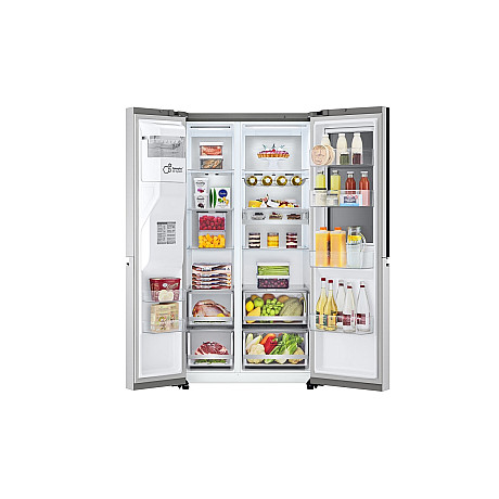 LG - GSXV90BSAE WiFi,  Is och vattendispenser med InstaView Rostfritt stål