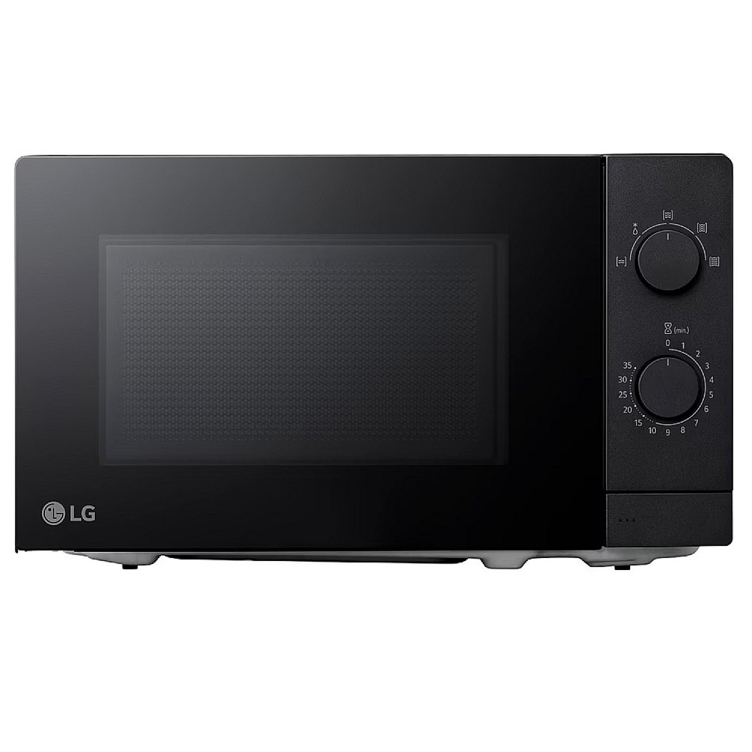 Lg fristående mikrovågsugn ms2082f - svart, fristående mikro 20 liter, 700 watt