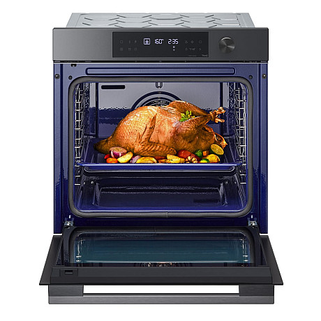 LG - WS7D7631WB - Mattsvart, Kapacitet 76 liter, InstaView, Air Fry och pyrolys