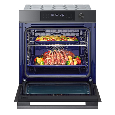 LG - WS7D7631WB - Mattsvart, Kapacitet 76 liter, InstaView, Air Fry och pyrolys