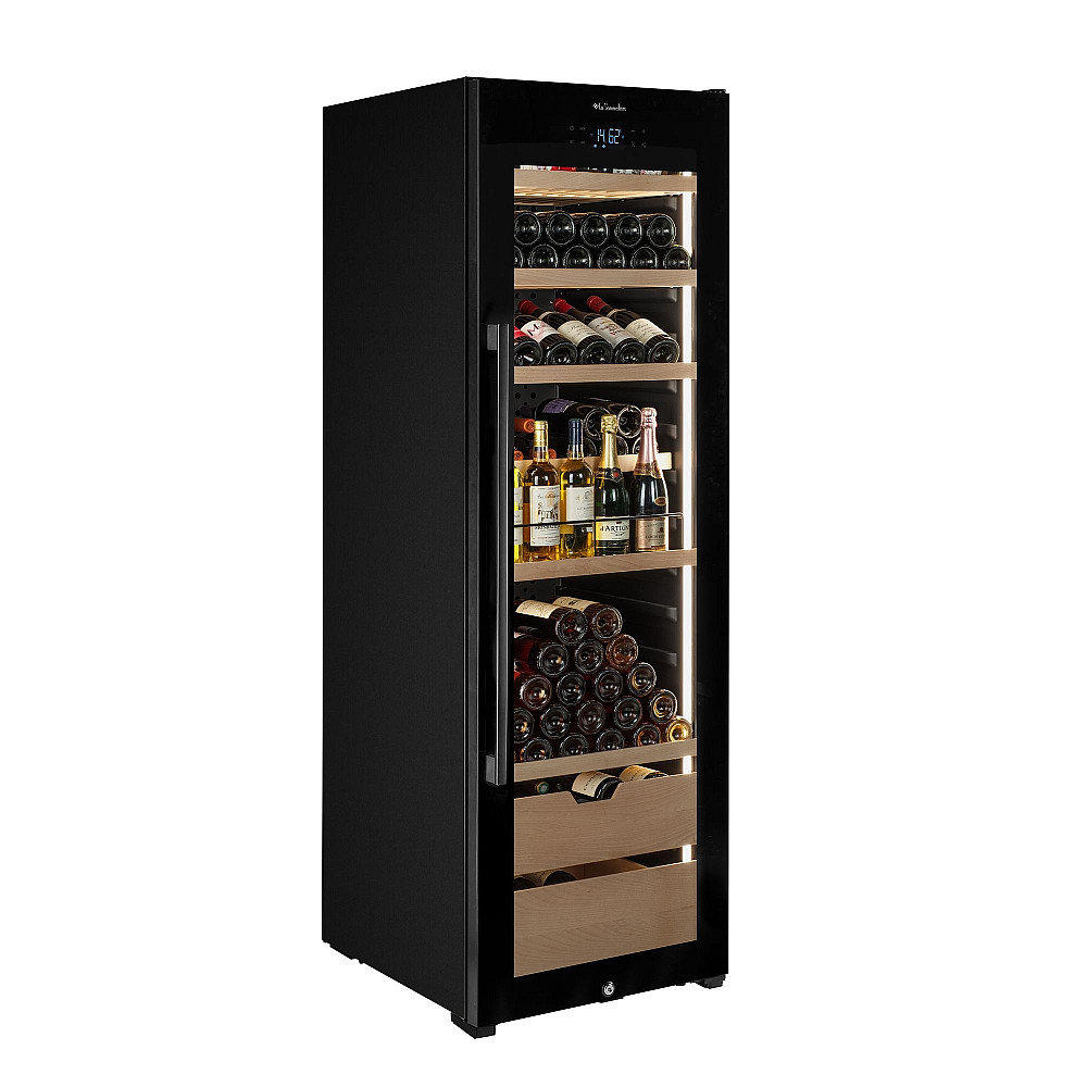 La Sommelière - VIP177 EDITION - Wi-Fi, 177 flaskor, 1 zon, 59.5 cm, Svart