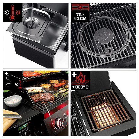 Landmann - Cool Black 4.1 MaxX+ Kochwerk - FryUp - 2X5L