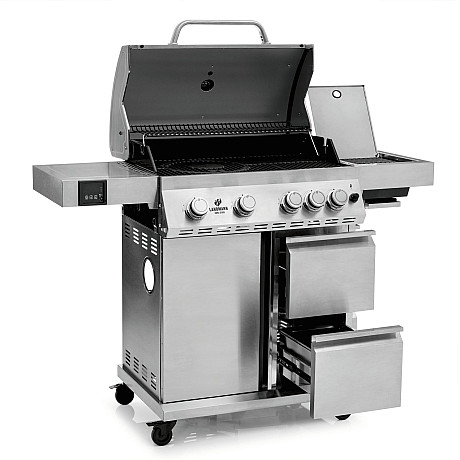 Landmann - Cool Steel 4.1 MaxX - 4 brännare och kylbox