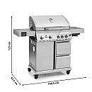 Landmann - Cool Steel 4.1 MaxX + Kochwerk - FryUp - 2X5L