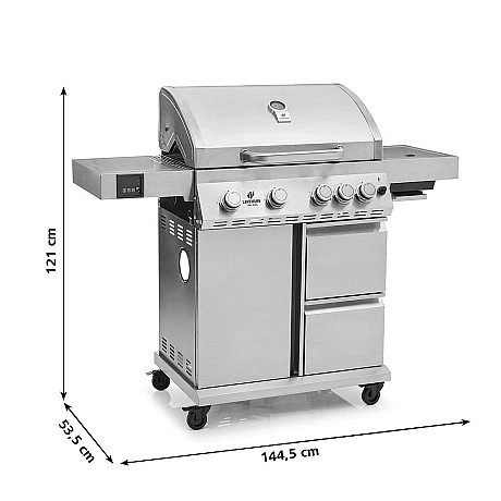 Landmann - Cool Steel 4.1 MaxX + Kochwerk - FryUp - 2X5L