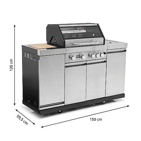 Landmann - Avalon Hybrid 4.1 MaxX + Kochwerk - FryUp - 2X5L