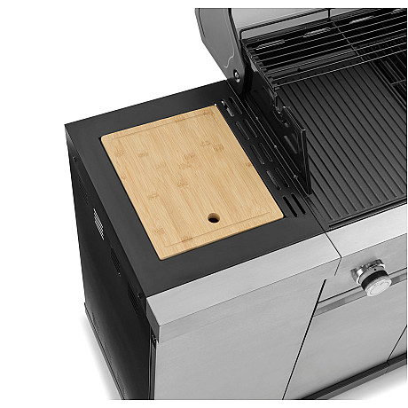 Landmann - Avalon Hybrid 4.1 MaxX - Hybridgrill gas och kol med 4 brännare