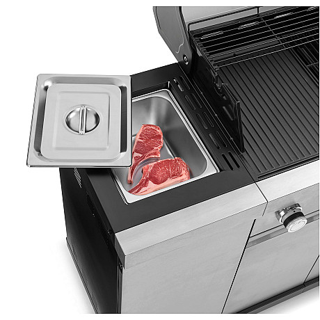 Landmann - Avalon Hybrid 4.1 MaxX - Hybridgrill gas och kol med 4 brännare