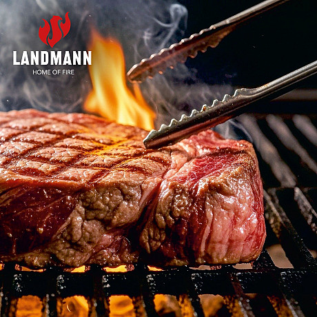 Landmann - Avalon Hybrid 4.1 MaxX - Hybridgrill gas och kol med 4 brännare