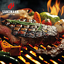 Landmann - Charcoal Barrel 550 - Sidobord & Termometer