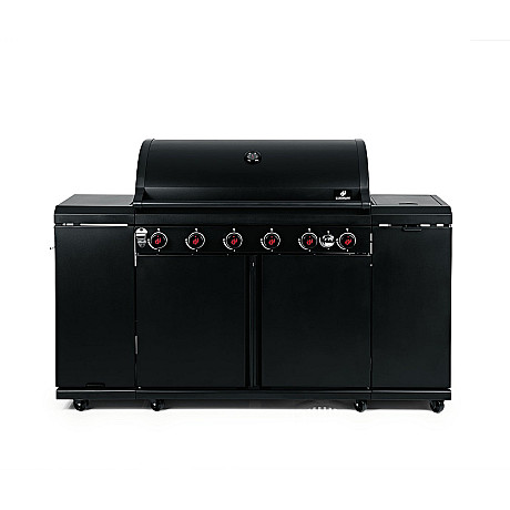 Landmann - Outdoor Kitchen 6.1 MaxX Svart + Kochwerk - FryUp - 2X5L