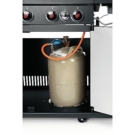 Landmann - Outdoor Kitchen 6.1 MaxX Svart + Kochwerk - FryUp - 2X5L