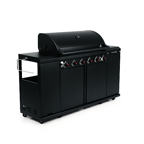 Landmann - Outdoor Kitchen 6.1 MaxX Svart - 6 brännare plus infrabrännare