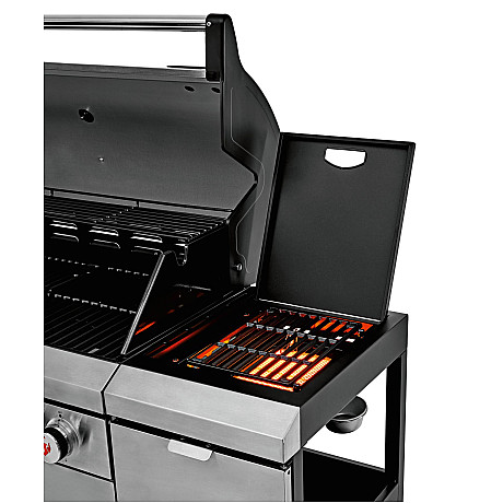 Landmann - Outdoor Kitchen 6.1 MaxX Rostfri - 6 brännare plus infrabrännare