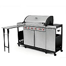 Landmann - Outdoor Kitchen 6.1 MaxX Rostfri + Kochwerk - FryUp - 2X5L