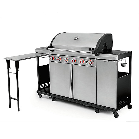 Landmann - Outdoor Kitchen 6.1 MaxX Rostfri + Kochwerk - FryUp - 2X5L