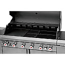 Landmann - Outdoor Kitchen 6.1 MaxX Rostfri + Kochwerk - FryUp - 2X5L