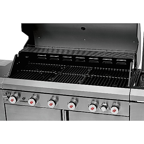Landmann - Outdoor Kitchen 6.1 MaxX Rostfri + Kochwerk - FryUp - 2X5L