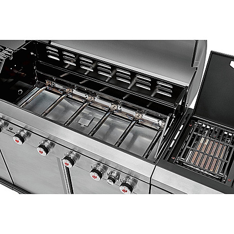 Landmann - Outdoor Kitchen 6.1 MaxX Rostfri + Kochwerk - FryUp - 2X5L