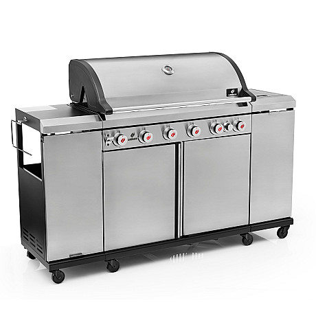 Landmann - Outdoor Kitchen 6.1 MaxX Rostfri - 6 brännare plus infrabrännare