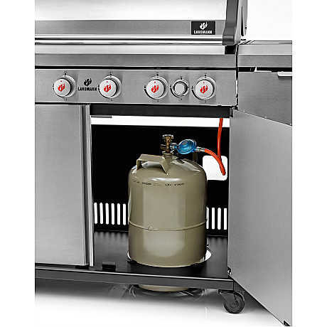 Landmann - Outdoor Kitchen 6.1 MaxX Rostfri - 6 brännare plus infrabrännare