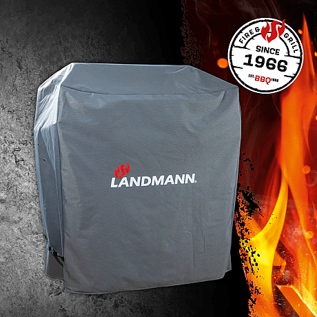 Landmann - Premium Grillöverdrag L - Extra slitstarkt grillöverdrag 100 x 120 x 60 cm