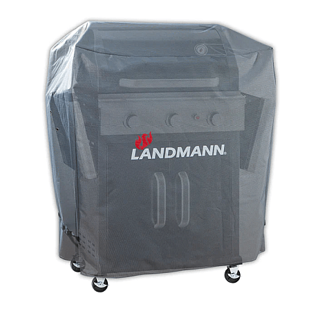 Landmann - Premium Grillöverdrag L - Extra slitstarkt grillöverdrag 100 x 120 x 60 cm