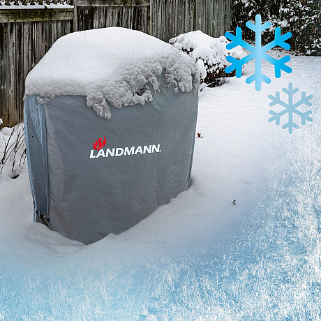Landmann - Premium Grillöverdrag L - Extra slitstarkt grillöverdrag 100 x 120 x 60 cm