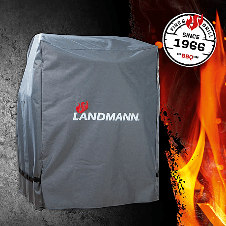 Landmann - Premium Grillöverdrag M - Extra slitstarkt grillöverdrag 80 x 120 x 60 cm