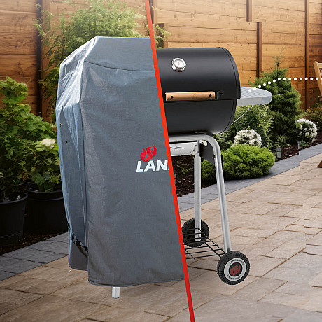 Landmann - Premium Grillöverdrag M - Extra slitstarkt grillöverdrag 80 x 120 x 60 cm