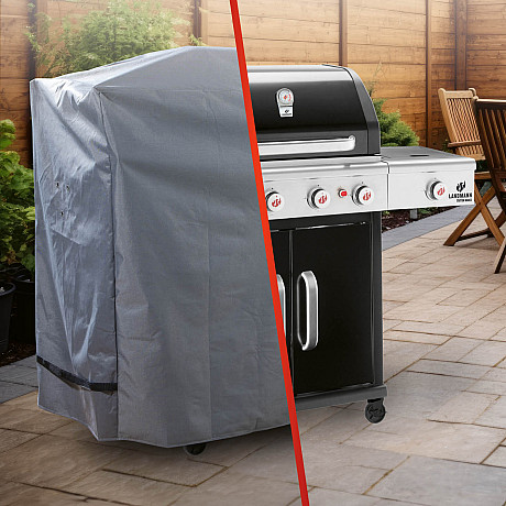 Landmann - Premium Grillöverdrag XL - Extra slitstarkt grillöverdrag 145 x 120 x 60 cm