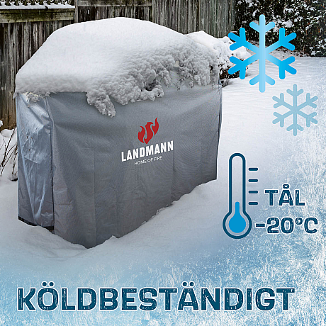 Landmann - Premium Grillöverdrag XL - Extra slitstarkt grillöverdrag 145 x 120 x 60 cm