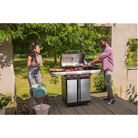 Landmann - Rexon 4.1 Stainless Modulus - 4 brännare, kokplatta