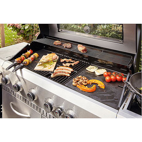 Landmann - Rexon 6.1 - 6 brännare plus sidobrännare för sås och tillbehör